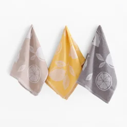 Tekstylia Kuchenne|Tekstylia Kuchenne|inny Ręcznik kuchenny egipski szary CYTRYNKA 50x70 cm