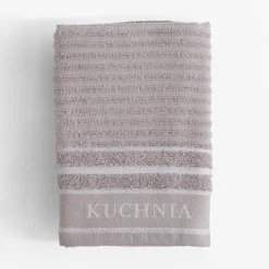 inny Ręcznik kuchenny szary SOFT 40x60 cm