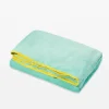 Eurofirany Ręcznik szybkoschnący z mikrofibry jasnoturkusowy IGA 80x160 cm