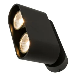 Reflektory|Zumaline Reflektor natynkowy 2-punktowy czarny RONDIA2