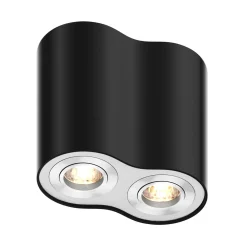 Zumaline Reflektor natynkowy 2-punktowy czarny RONDOO SL 2