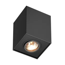 Spoty Natynkowe|Zumaline Reflektor natynkowy 1-punktowy czarny QUADRO SL 1