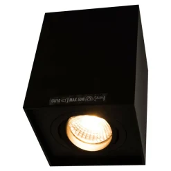 Spoty Natynkowe|Zumaline Reflektor natynkowy 1-punktowy czarny QUADRO SL 1