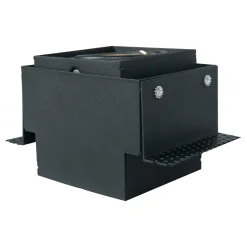 Spoty Wpuszczane|Zumaline Reflektor podtynkowy czarny ONEON DL 50-1