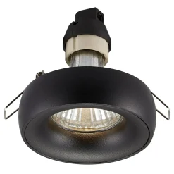 Zumaline Reflektor podtynkowy czarny MOONING SL