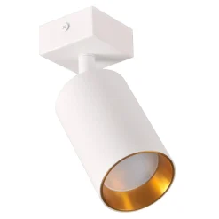 Reflektory| Reflektor podwieszany kinkiet biało-złoty MARIBEL I