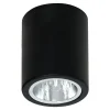 Spoty Natynkowe|Luminex Reflektor 1-punktowy czarny ROUND, średnica 11 cm