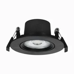 LED-POL Reflektor spot podtynkowy okrągły czarny ORO ZUMA LED R 9W CCT-W