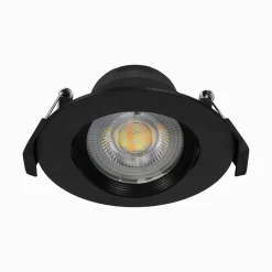 LED-POL Reflektor spot podtynkowy okrągły czarny ORO ZUMA LED R 9W CCT-W