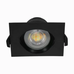 Spoty Wpuszczane|LED-POL Reflektor spot podtynkowy kwadratowy czarny ORO ZUMA LED S 5W CCT-W