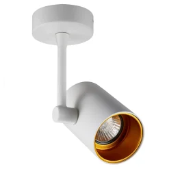 Zumaline Reflektor spot podwieszany biało-złoty TORI SL 1