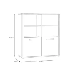 Dzieci FORTE Regał 120 cm OGAI