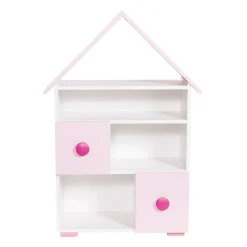Dzieci Regał domek TOP BABY różowy