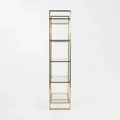 Szafki|Regały|inny Regał glamour złoty EBRALIN