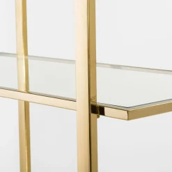 Szafki|Regały|inny Regał glamour złoty EBRALIN