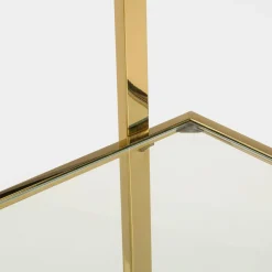 Szafki|Regały|inny Regał glamour złoty EBRALIN