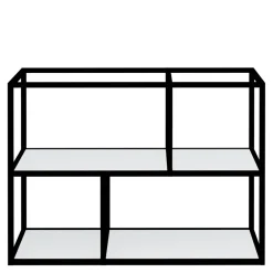 Qubik Regał KAMPO 100,2 cm + białe półki INSIDE