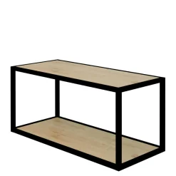 Qubik Regał KAMPO 79,7 cm + komplet dębowych półek INSIDE