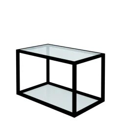 Regały I Półki|Qubik Regał KAMPO 59,7 cm + komplet szklanych półek INSIDE