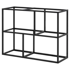 Regały I Półki| Regał KAMPO 100,2 cm + szklane półki INSIDE