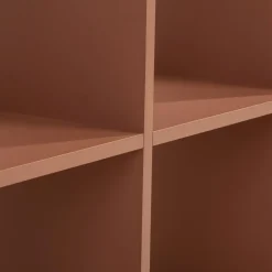 Dzieci FORTE Regał kwadratowy MAURO terracotta