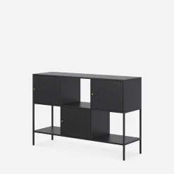 inny Regał metalowy czarny mat BOLDO