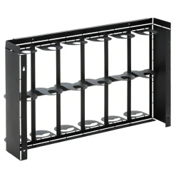 Regał na wino czarny ORIGAMI KAMPO