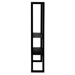 Regały I Półki| Regał nadstawny na przyprawy czarny metal KAMPO 60 cm