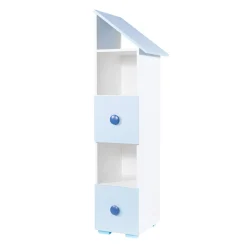 Regały Dla Dzieci|Szafki| Regał niebieski TOP BABY prawy
