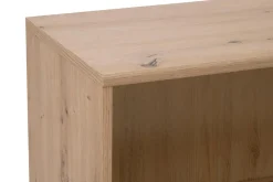 FORTE Regał niski TEMPRA z 3 wnękami 2 dąb artisan