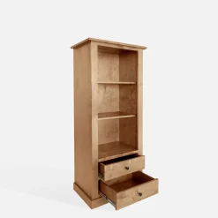 inny Regał niski z litego drewna PAOLA brzoza naturalna