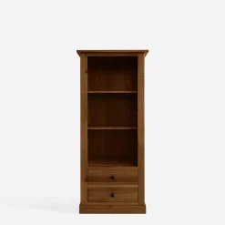 inny Regał niski z szufladami lite drewno STELLA dąb rustykalny