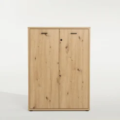 Szafki|Regały|FORTE Regał niski zamykany na klucz GOLDSBORO