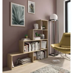 Dzieci Regał nowoczesny dąb sonoma AURA