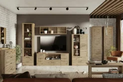 Esteti Regał półotwarty 2 szuflady niski DOORSET