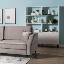 Regały Dla Dzieci|Szafki| Regał ryflowany 3-drzwiowy WAVE