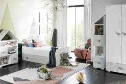 Dzieci Regał szary TOP BABY prawy