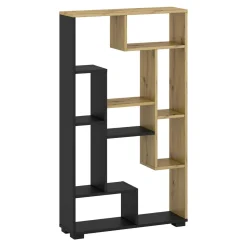 Dzieci Regał UNIWERSUM dąb artisan/czarny