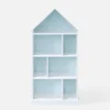 Dzieci inny Regał w kształcie domku FALIANO biało-błękitny