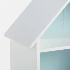 Dzieci inny Regał w kształcie domku FALIANO biało-błękitny