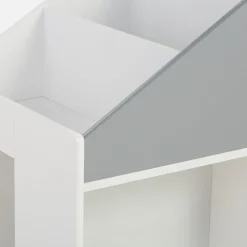 Regały Dla Dzieci|Szafki|inny Regał w kształcie domku GUSISI biało-szary