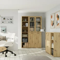 Szafki|Regały|FORTE Regał wysoki GOLDSBORO 84,5 cm