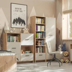 Dzieci inny Regał wysoki z szufladą DOLCE