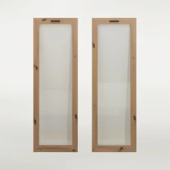 FORTE Regał wysoki z witryną GOLDSBORO