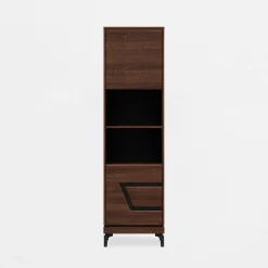 Furni Home Regał z czarnym dekorem VERO lewy