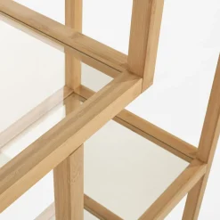 Szafki|Regały|inny Regał z drewna bambusowego HORO 180 cm