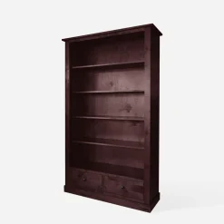 inny Regał z litego drewna PAOLA brzoza mahoń