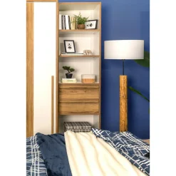 Szafki|Regały|FORTE Regał z półkami i szufladami S-ROOM 59,4 cm