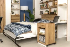 FORTE Regał z rozkładanym biurkiem S-ROOM