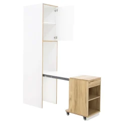 FORTE Regał z rozkładanym biurkiem S-ROOM